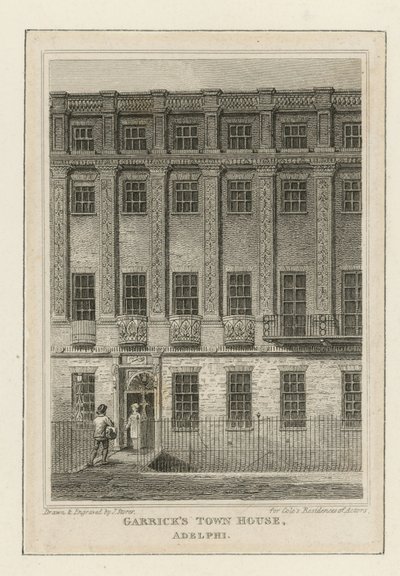 Das Stadthaus des Schauspielers David Garrick von James Storer